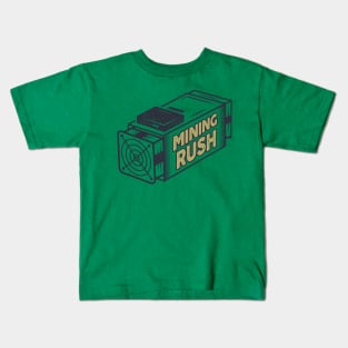 Cryptocurrency Miner Kids T-Shirt